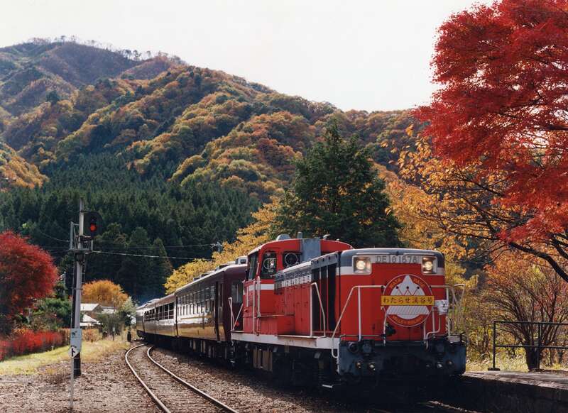 【茨城県内発】 秋色のわたらせ渓谷鐵道　日帰り1