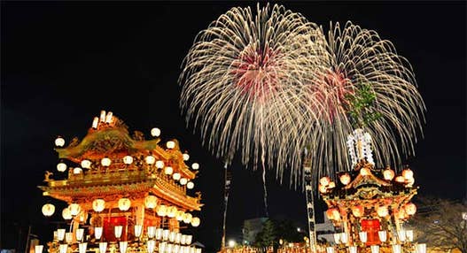<新宿発・西船橋発> 絢爛豪華!『秩父夜祭』ドリームライナー ~山車と冬花火の競演、最後までたっぷり鑑賞~