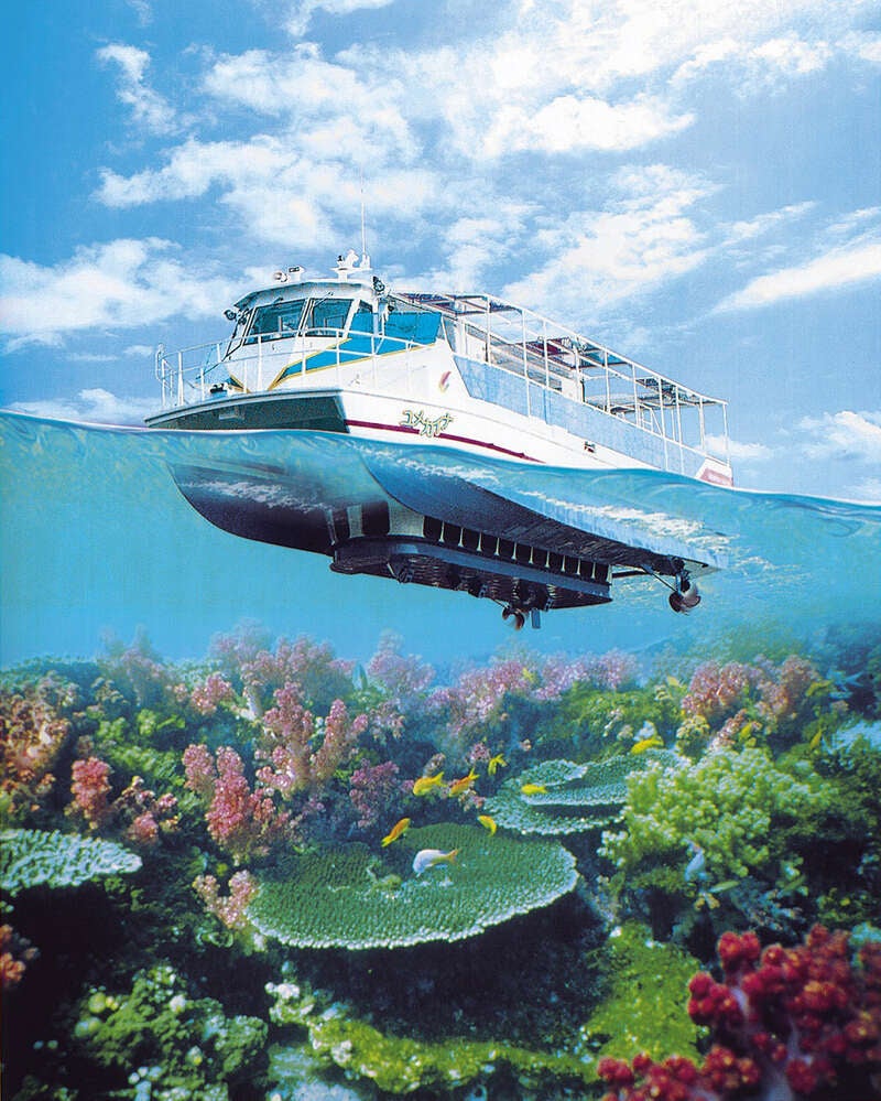 【愛媛県内発】 海底が見える船「ユメカイナ」と外泊・石垣の里　日帰り1