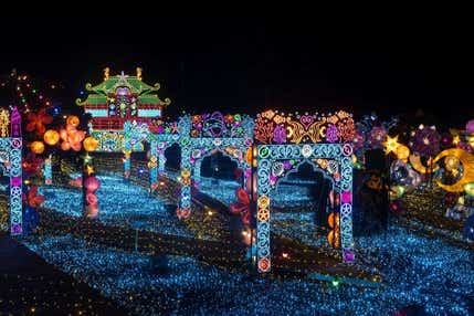 体験型イルミ伊豆高原「グランイルミ」と修善寺散策