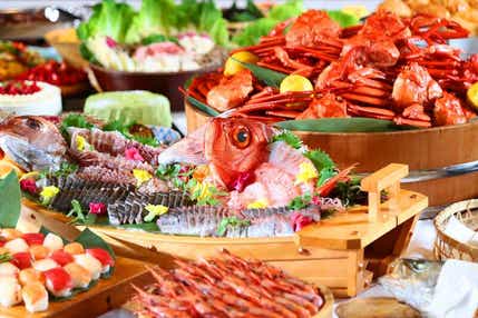 【広島・古市発】 玉造温泉で山陰まるごとグルメバイキングと大山名水とらふぐ料理の昼食 2日間