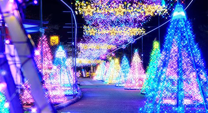 ＜新宿発・西船橋発＞ 2月23日は「富士山の日」♪　冬の富士に大輪の花咲く！ 河口湖冬花火 と 光のトンネル！時之栖イルミネーション　そして御殿場高原ビールで豪華50種ブッフェの夕食3