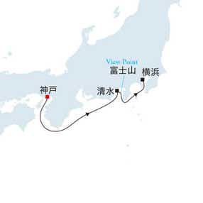 飛鳥Ⅲ ソロバルコニー【神戸発横浜着】秋の駿河・横浜クルーズ（4日間）／My ASUKA CLUB会員割引・新料金適用