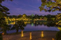 １名参加ＯＫ！【岡崎発】＊１泊４食付＊『日本三名園・岡山後楽園"夏の幻想庭園"とおかやま白桃狩り』