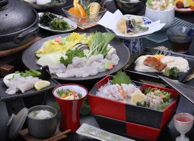 【和歌山県内発】 「プロが選ぶ日本のホテル・旅館100選」 洲本温泉の名旅館で食す！本場淡路島産 鱧づくし10品フルコース　日帰り