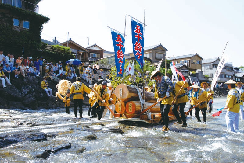 【富山県内発】 第63回伊勢神宮式年遷宮 御木曳行事見学【川曳（かわびき）】と　伊勢神宮外宮・内宮両参り　 全室絶景オーシャンビューの宿　鳥羽・相差 「浜の雅亭一井」２日間1