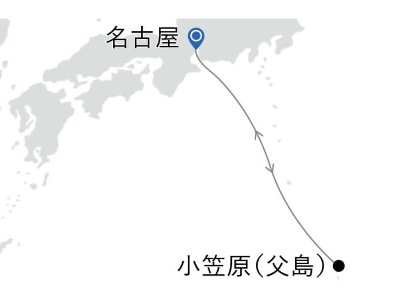MITSUI OCEAN SAKURA ベランダスイートＡ【名古屋発着】世界遺産・小笠原クルーズ（5日間）2