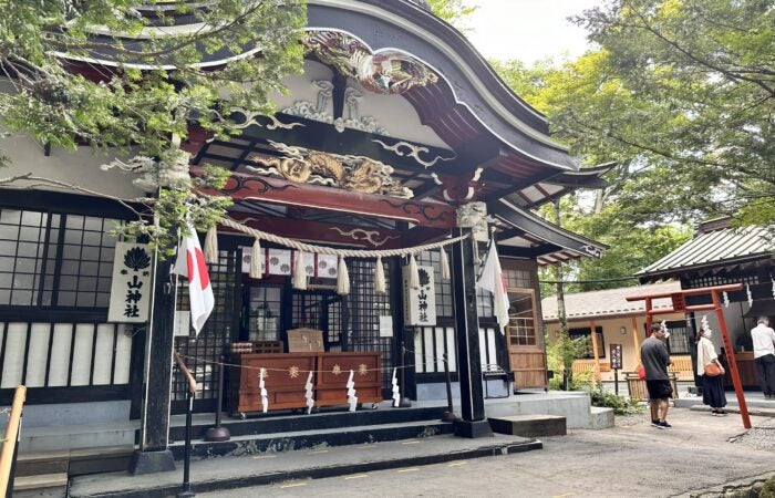 【新宿発】金運アップ！富士山麓でふたつの金運パワースポット新屋山神社と冨士御室浅間神社を巡る旅 ～朝霧高原のランチビュッフェと嬉しいB級グルメ富士宮やきそばのおやつ付き～1