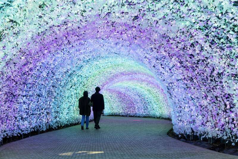 【東京駅・品川駅・新横浜駅・小田原駅・熱海駅・三島駅・新富士駅・静岡駅発】 日本紅葉の名所100選「香嵐渓」＆「湖東三山」と国内最大級！なばなの里イルミネーション　２日間2