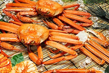 【贅沢お土産も昼食もまさにカニづくし！/新宿・池袋発】カニがいっぱ～い！高価な「カニの大行進ミステリー」なんと！ぜ～んぶお持ち帰りと『カニバター焼きステーキ＆カニづくし』の昼食など日帰り３食付！日帰りバスツアー1
