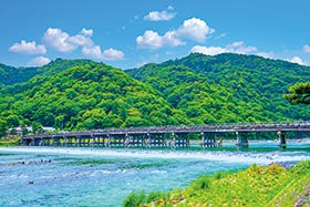 渡月亭でいただく京料理と保津川下り3