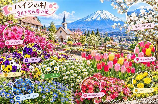 ■オリオンツアー５０周年記念！第３弾！岐阜名古屋発ハイジの村で山梨の郷土料理のランチバイキングともぎたてフレッシュいちご狩り食べ放題３０分ヘ行く日帰りバスツアー信玄餅つめ放題付き！3