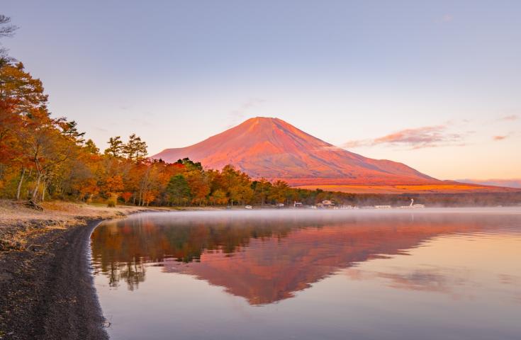 [上野/新宿発]富士山人気撮影スポット＆富士山の洞窟 天然記念物「鳴沢氷穴or富岳風穴」！河口湖＆山中湖から絶景富士鑑賞!山梨県名物ほうとうに舌鼓！河口湖クラフト体験付き! 大満喫日帰りバスツアー！(英語ガイド付)2