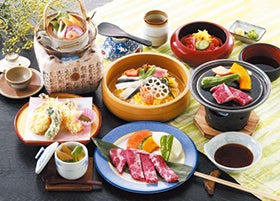 備前黒牛会席膳　七宝焼き体験と湯郷なつかしツアー1