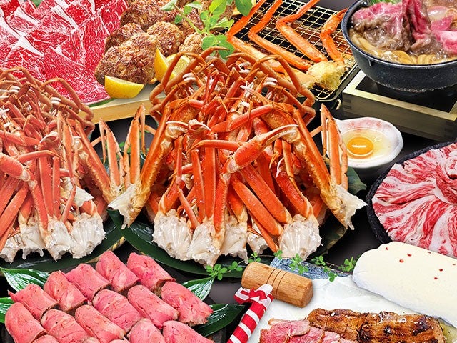 ■【滋賀県・岐阜県】＼お腹も運気も満タンに！／近江牛×3種のカニＷ食べ放題と日本海産紅ズワイガニ詰め放題の超豪華お土産付き！美濃・近江のパワースポットを巡る『三社参り』1