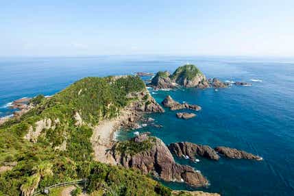 【大分県内/博多駅発】 感動の大パノラマ‼絶景の南九州2つの岬めぐりとグルメ旅 宇宙と歴史の大隅半島と指宿温泉3日間