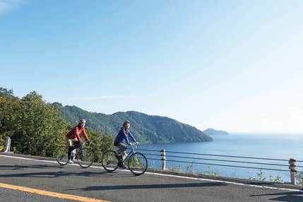 【博多駅・小倉駅・新山口駅発】 〈サイクリング＞電動自転車（e-bike）利用！手ぶらで行く琵琶湖北湖サイクリング２日間