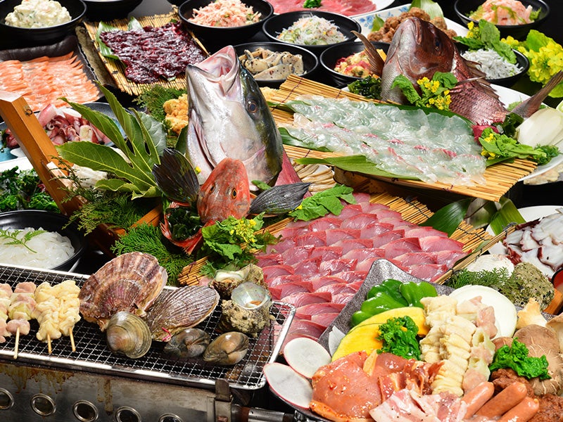 【新宿発 ぶっとび価格!!】海鮮浜焼き🐚・海鮮丼🐟など50種類以上の食べ放題と鴨川シーワールド🐬 ♪ 更に話題の「はちみつ工房🐝」はちみつ食べ比べ・海ほたるにも立ち寄る南房総大満喫ツアー！✨✨（入館料込）1