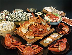 明石・加古川　発
6種の海鮮食べ飲み放題60分！美方のブランド香住ガニを食べ尽くす！1