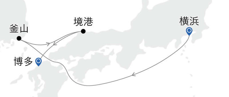 MITSUI OCEAN FUJI ベランダスイートＥ 【横浜発／博多着】クリスマスクルーズ ～境港～（6日間）2