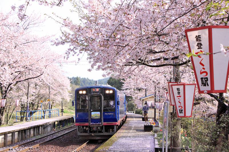 【富山県内発着】”今行ける能登” 震災語り部観光列車と山代温泉「ゆのくに天祥」～能登の味覚のご昼食＆金箔貼り体験～（お買い物クーポン8,000円分付き）1