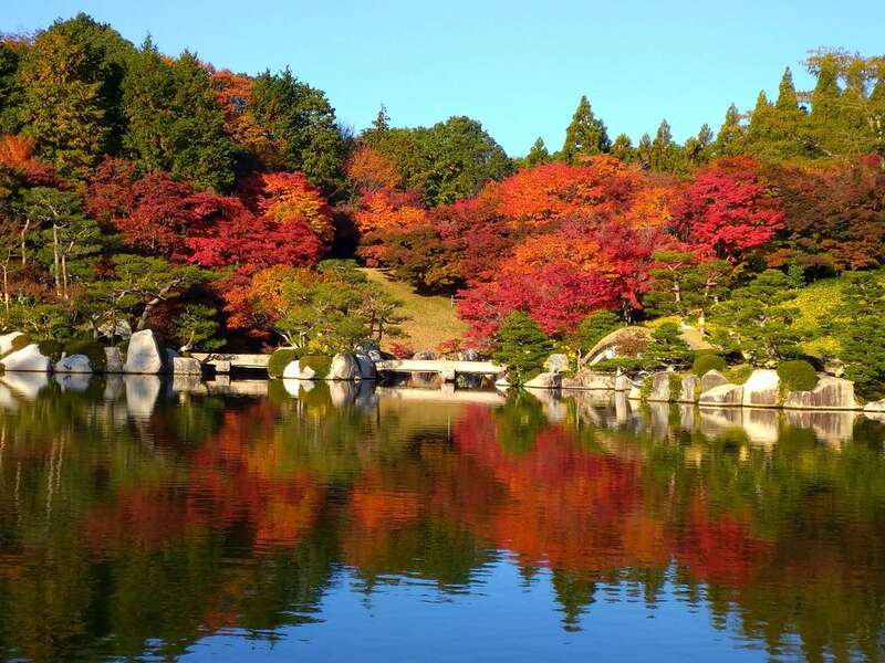 【出雲・斐川・松江発】「吉水園」　秋の一般公開と備北紅葉めぐり 日帰り2