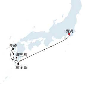飛鳥Ⅲ ソロバルコニー【横浜発着】秋の種子島・長崎・鹿児島クルーズ（７日間）／My ASUKA CLUB会員割引・新料金適用