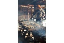 【刈谷・知立発】＊日帰り昼食付＊『鳥羽浦村かき小屋　焼きかき・蒸しかき食べ放題！』2