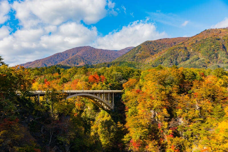 【茨城県内発】 みちのく紅葉紀行 ～鳴子峡・銀山温泉・山寺立石寺～　２日間1