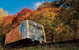 ｻﾞ ｿｳﾄﾞｳ東山京都と観光列車「ひえい」乗車 比叡ｹｰﾌﾞﾙ・ﾛｰﾌﾟｳｪｲで空中散歩1