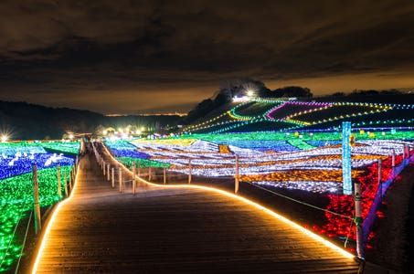 12/10、19催行決定!【全国旅行支援・千葉とく旅キャンペーン】東京ドイツ村きらめくウィンターイルミネーションと川崎工場夜景!三井アウトレットパーク木更津で年末年始のお買い物たっぷり120分 房総満喫日帰りバスツアー