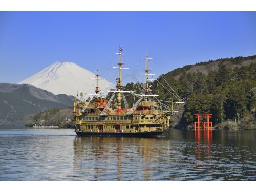 【名古屋発】4つの乗り物で箱根をぐるっと一周！箱根大涌谷「ちきゅうの谷」＆芦ノ湖から望む雪化粧の富士山＆鎌倉大仏＆熱海温泉1泊2日1
