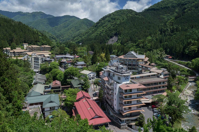 【東京駅・上野駅・大宮駅発】 ＜WEB予約・カード決済限定　入湯税は現地払い＞上州の名湯四万温泉「四万グランドホテル」フリープラン2日間1