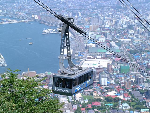 ■【函館空港利用】函館山ロープウェイ往復乗車券付！自由自在にホテルを組み合せ！函館・湯の川・大沼ホテルチョイス3泊4日1