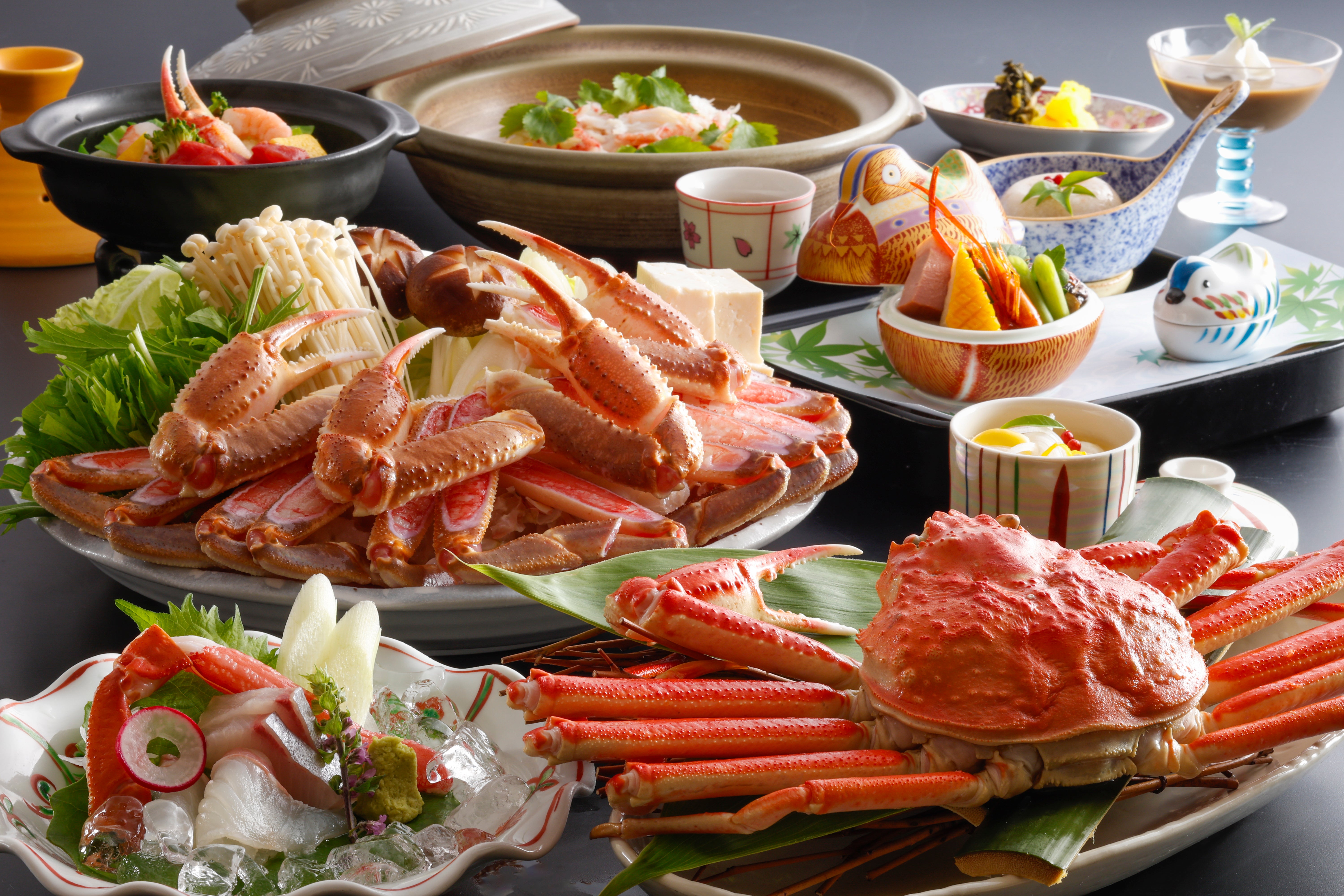 日帰り🦀三朝温泉かにバス🦀　『依山楼岩崎』2