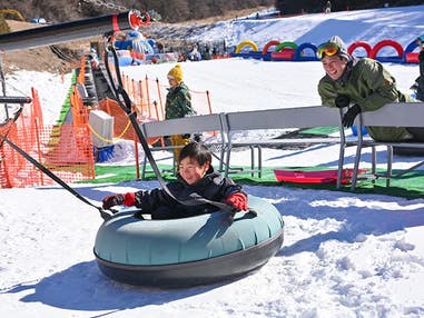 ●キッズランド入場券付【春日部・新越谷発着】朝発日帰り　佐久スキーガーデンパラダ【滞在約6時間20分】