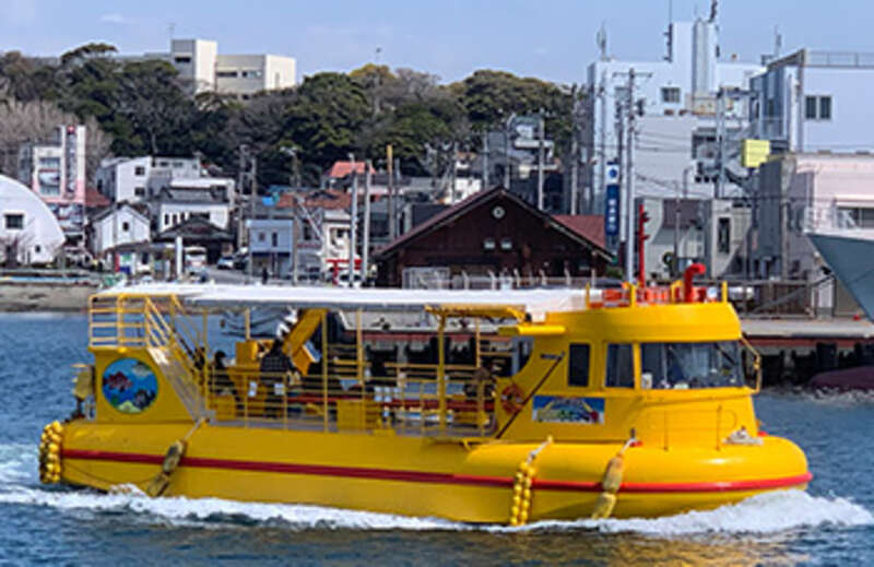 【千葉県内※銚子・茂原発着ルートを除く発】 おさかな天国！三崎港「にじいろさかな号」で海中さんぽ♪ レトロ商店街食べ歩きとフランス庭園ヴェルニー公園　日帰り1