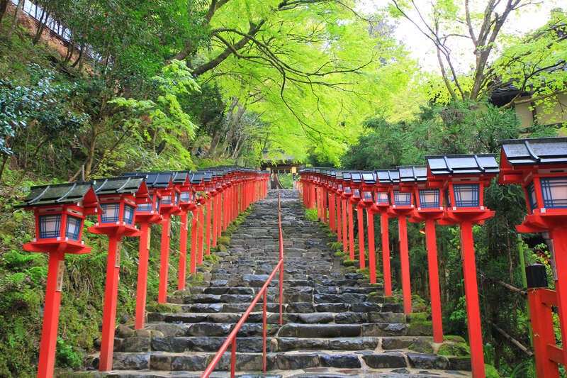 【和歌山県内発】 新緑の京都！京の奥座敷・貴船「ひろ文」の川床料理と貴船神社　日帰り3