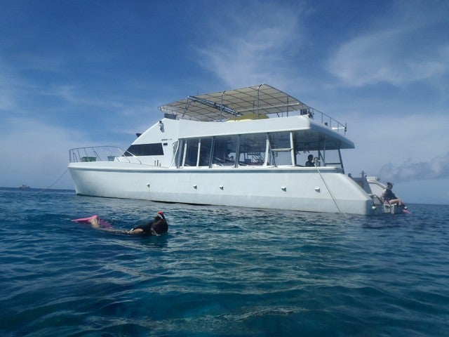 ■【那覇出発！慶良間シュノーケリングツアー付（午前便）】揺れに強い大型クルーザーで行く！那覇からわずか30分でケラマブルーの海へ♪沖縄本島ちゃんぷるーチョイス2泊3日2