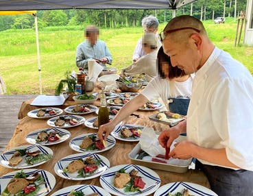 Kitchen開＆田野畑ロレオール プレミアムランチ