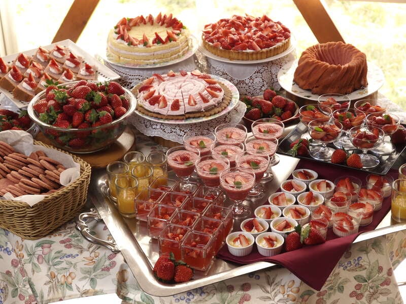 【群馬県内発】 ～３つのお花めぐり＆ブランド２品種いちご狩り食べ比べ～ 春爛漫ミステリーツアー  日帰り1