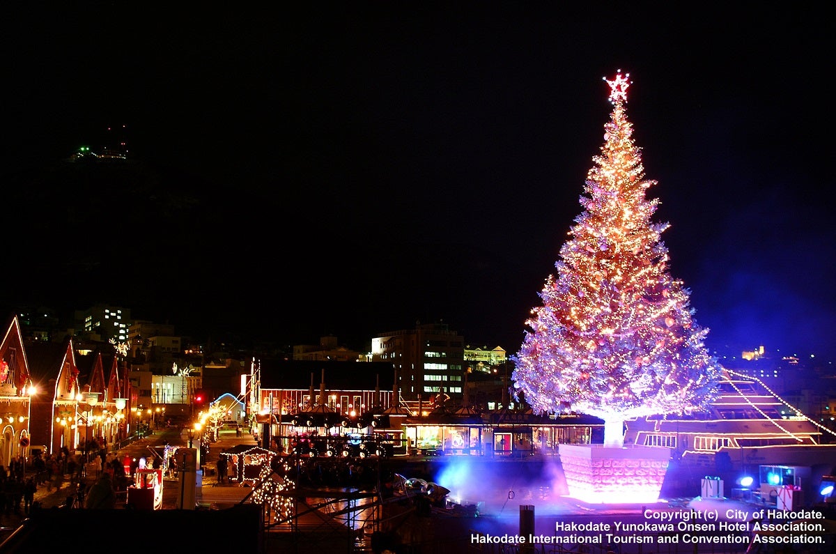 【羽田空港発】 はこだてクリスマスファンタジーと函館大沼プリンスホテル宿泊２日間【プレ65周年企画・お二人様で65,000円】1
