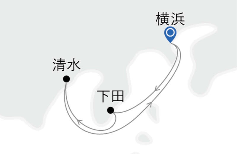MITSUI OCEAN SAKURA ベランダスイートＦ【横浜発着】早春の河津ざくらと駿河湾クルーズ（4日間）2