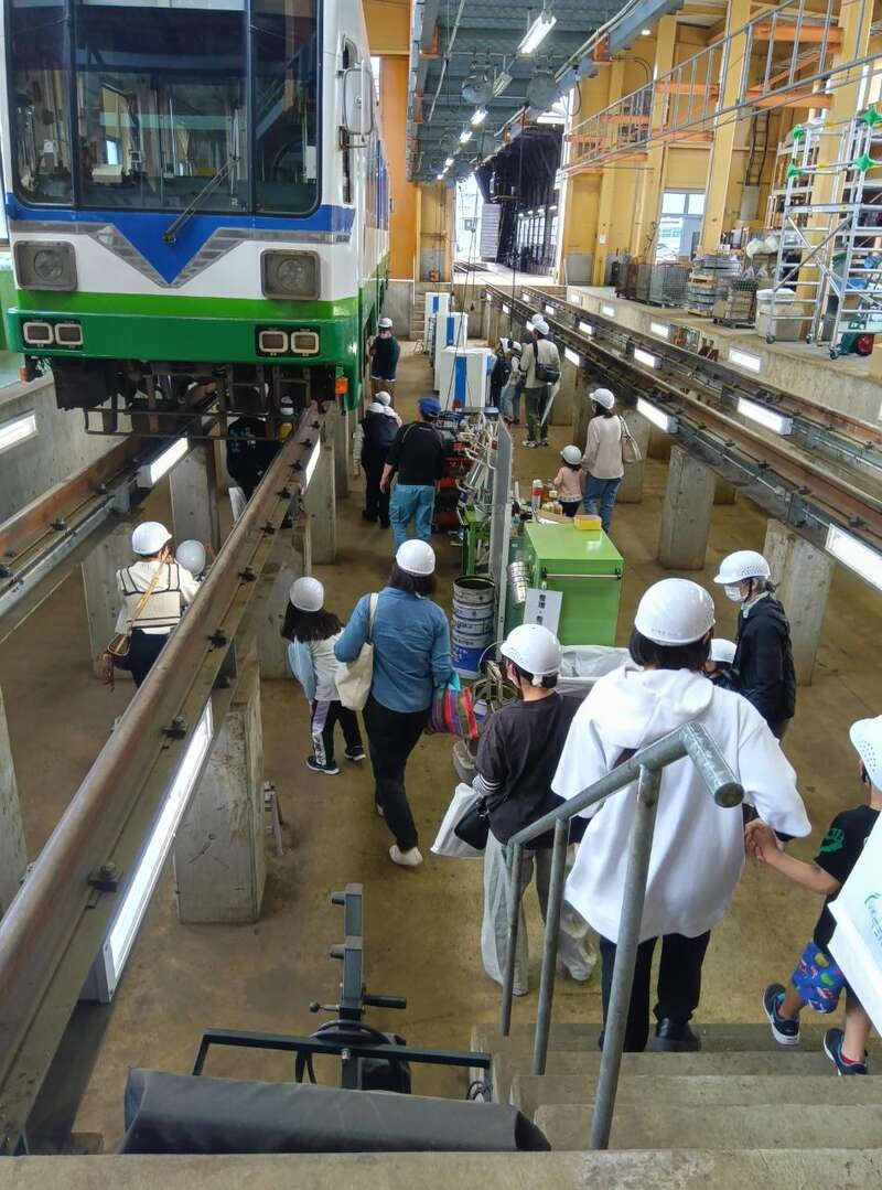 【現地　集合・解散】 夏休み限定企画　福井鉄道の電車車両工場見学と車両を洗車体験　日帰り1