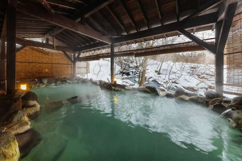 【東京駅・上野駅・大宮駅発】 ＜WEB予約・カード決済限定  入湯税は現地払い＞福島県・沼尻元湯・中ノ沢温泉　開湯約400年単一源泉の湧出量が日本一「ボナリの森」のんびり４日間『コダワリ温泉』2