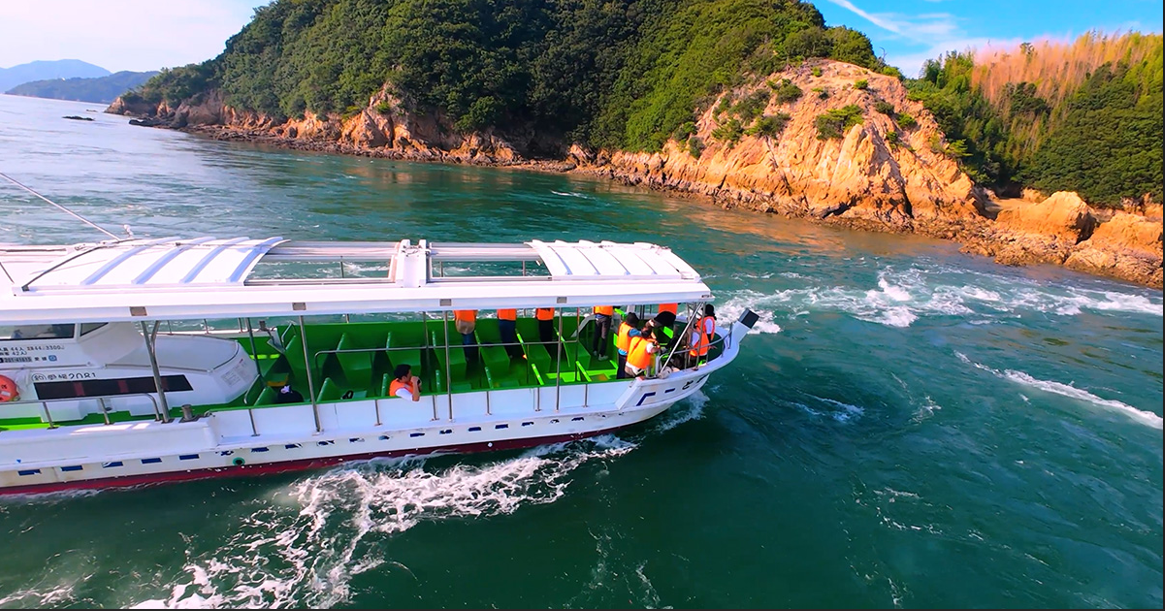 【倉敷ルート】春のしまなみ来島海峡遊覧1