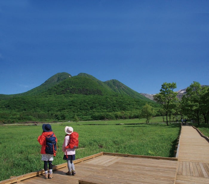 涼風さらさら山麓湧水地「タデ原湿原」と九重夢大吊橋 初夏の味覚「山女魚」の塩焼き昼食　日帰りバスツアー🚌2