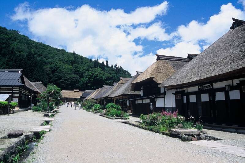 【栃木県内発】 会津鉄道「お座トロ展望列車」と大内宿・塔のへつり3