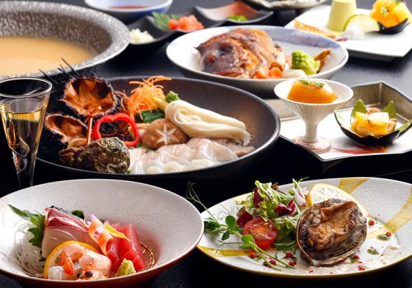 長州海鮮雲丹しゃぶ会席と萩城跡指月公園ミドリヨシノ一本桜1