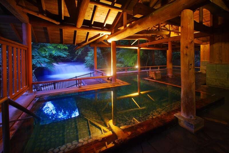 【宮城県内発】 忘年懇親会　四万温泉たむら　と　あしかがフラワーパーク「光の花の庭」2日間2